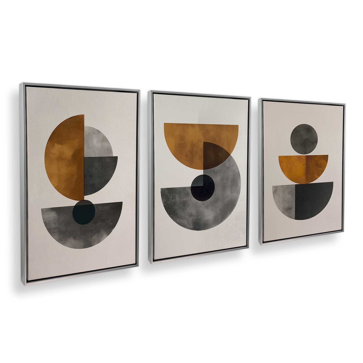 [Color:Polished Chrome], Picture of art in a Polished Chrome frame at an angle