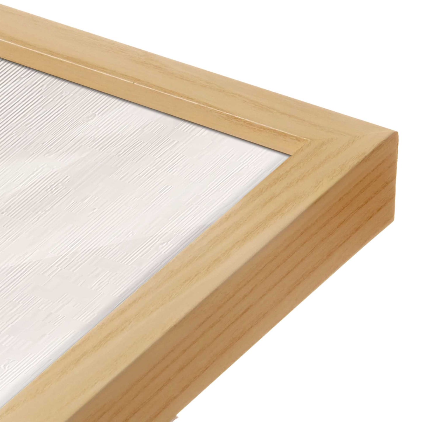 [Color:American Maple], Picture of art in an American Maple frame of the corner