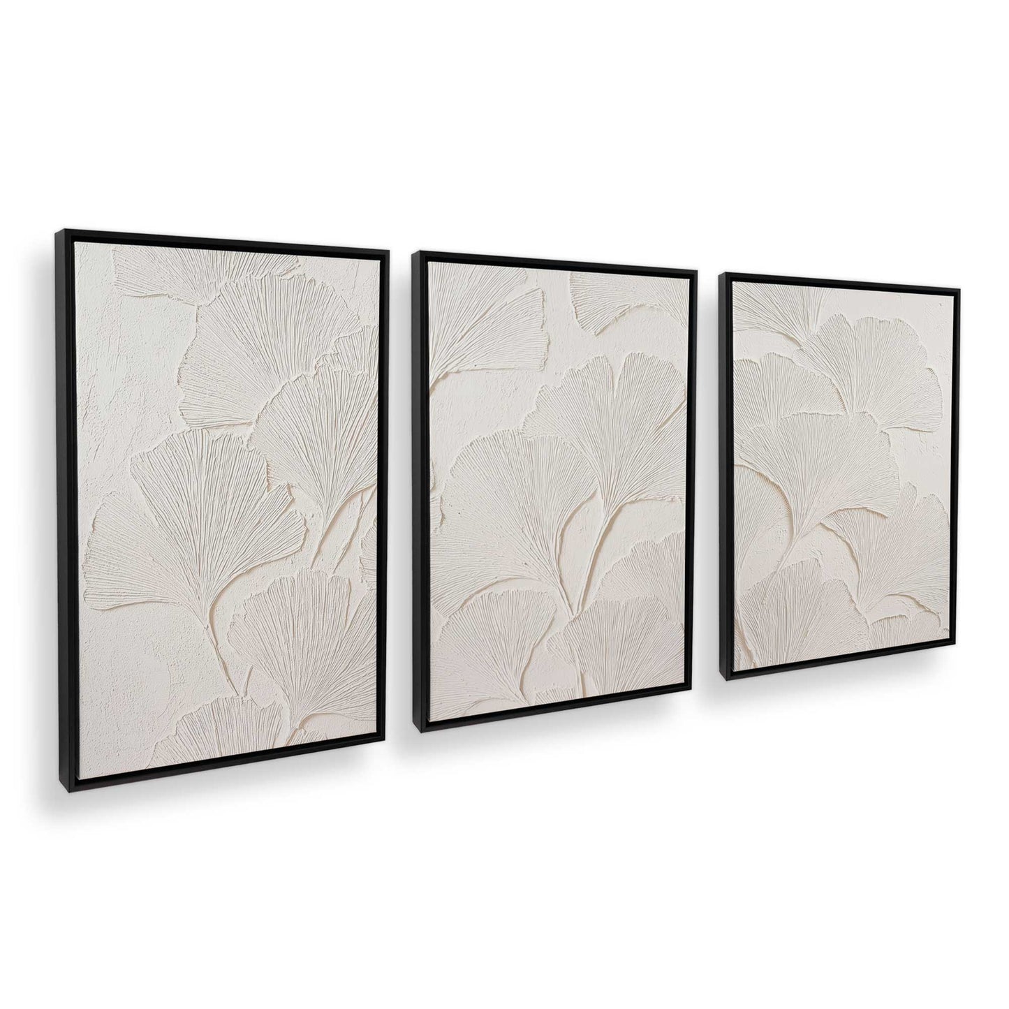 [Color:Satin Black], Picture of art in a Satin Black frame at an angle