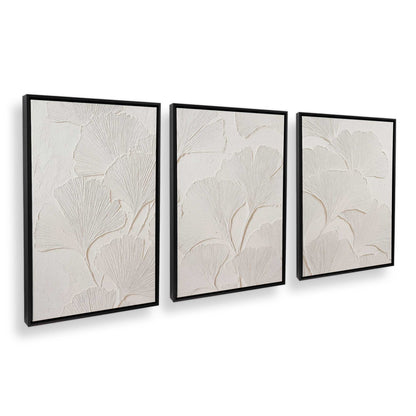 [Color:Satin Black], Picture of art in a Satin Black frame at an angle