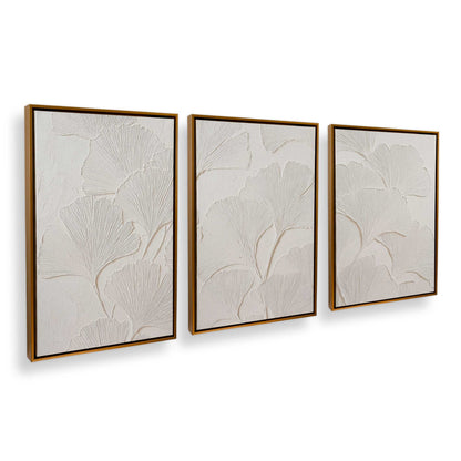 [Color:Polished Gold], Picture of art in a Polished Gold frame at an angle