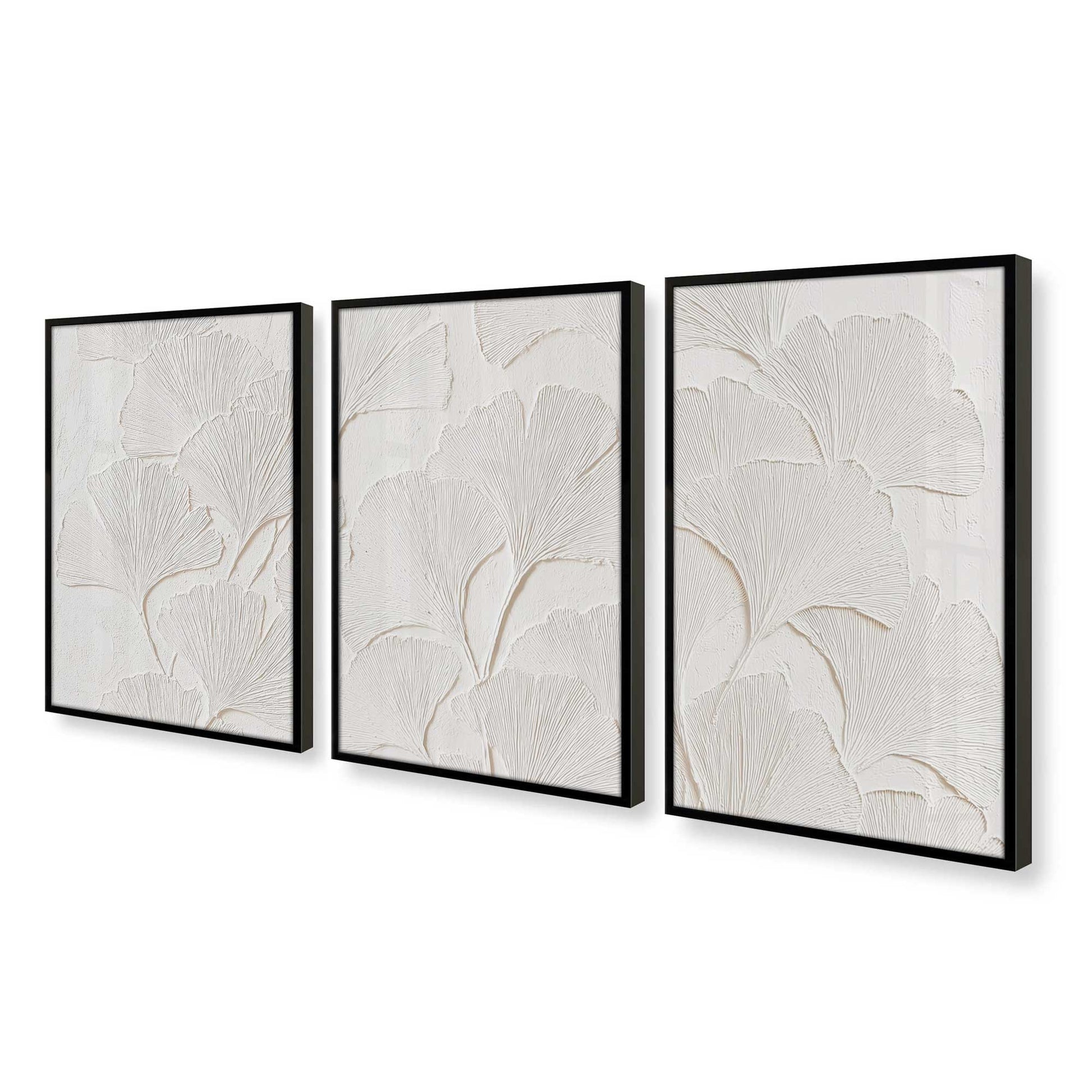 [Color:Satin Black], Picture of art in a Satin Black frame at an angle