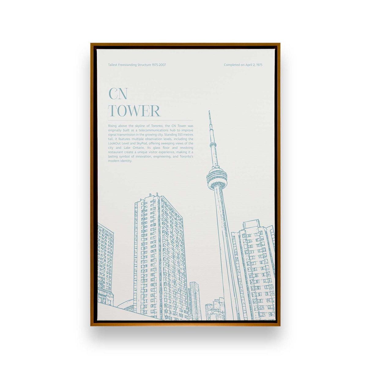 [Color:Polished Gold], Picture of art in a Polished Gold frame