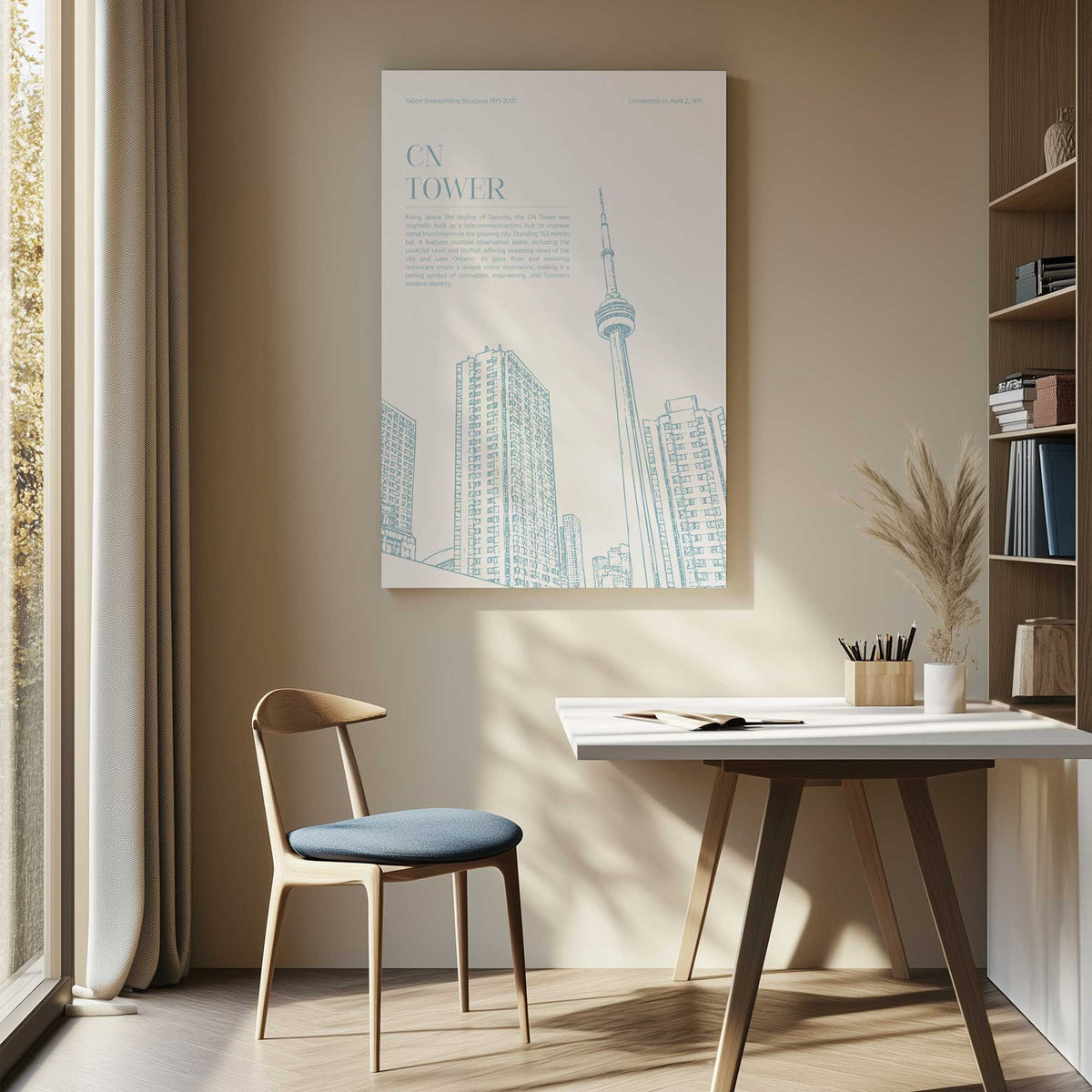 Picture of art in a room