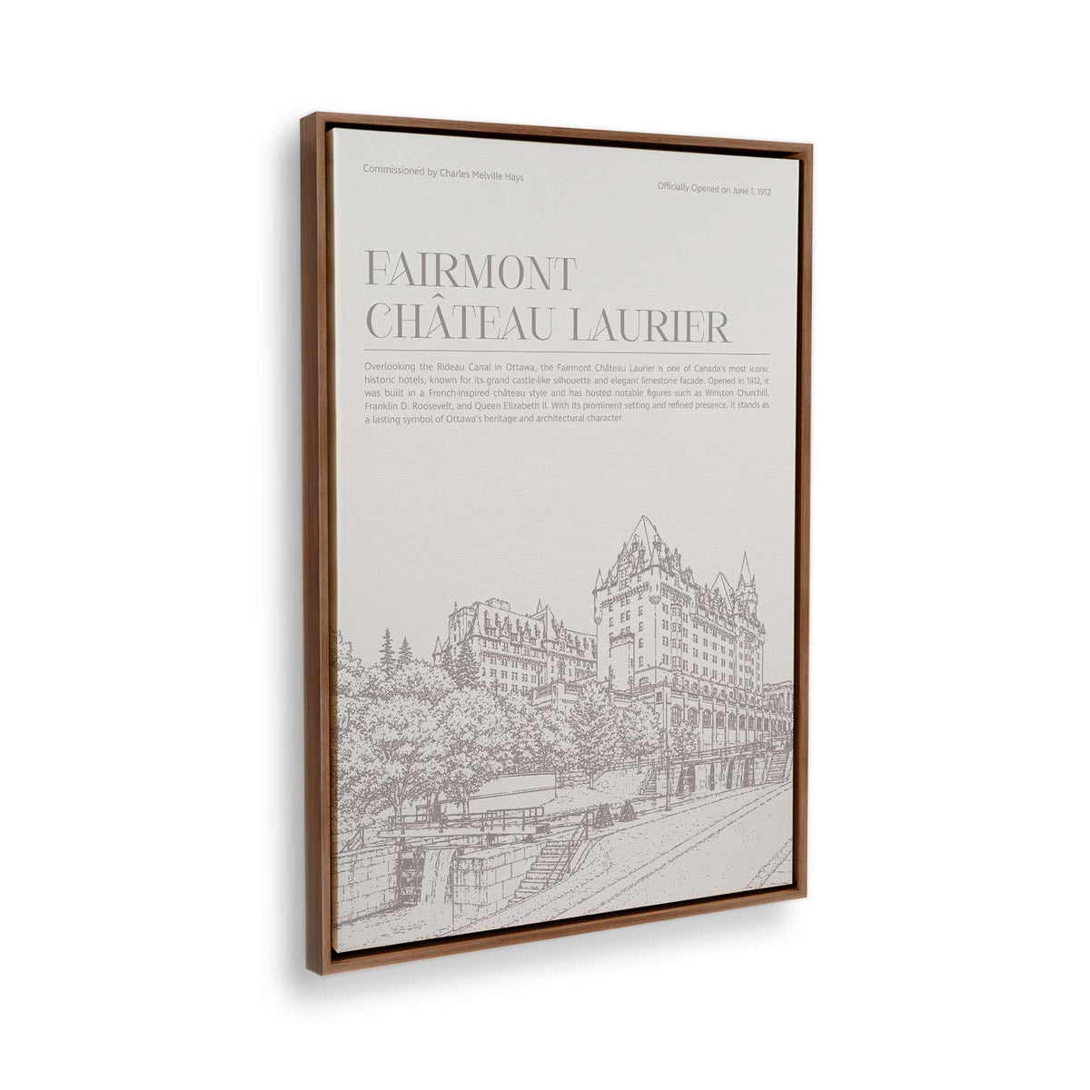 [Color:Walnut], Picture of the corner of the art