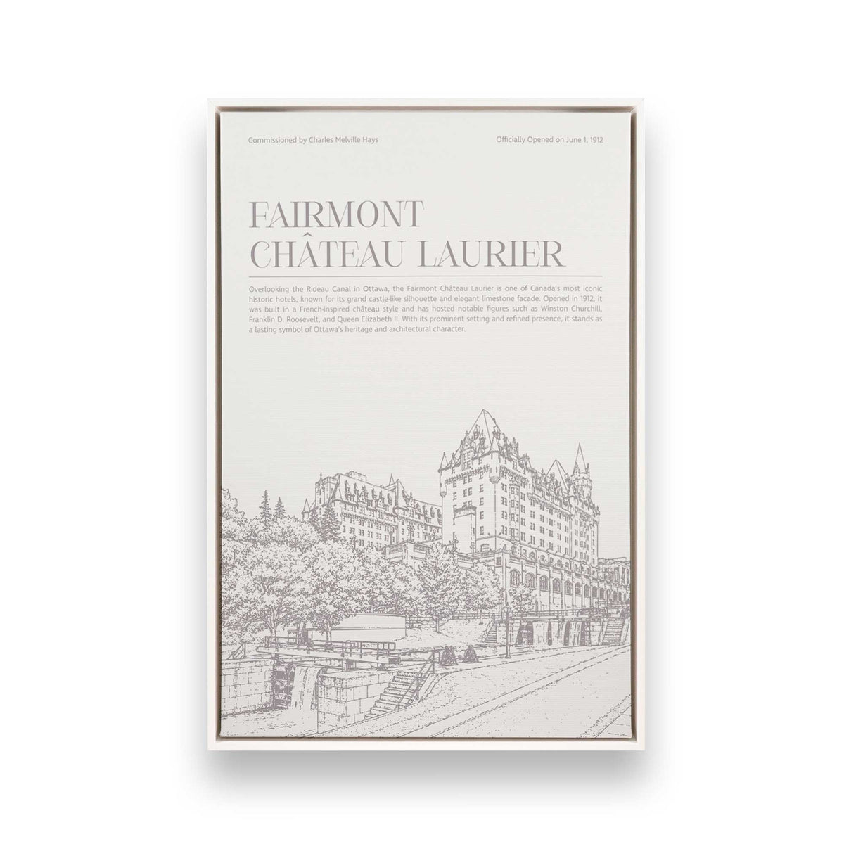 [Color:Opaque White], Picture of art in a White frame
