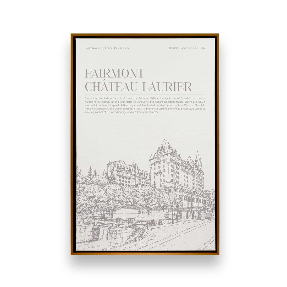 [Color:Polished Gold], Picture of art in a Polished Gold frame
