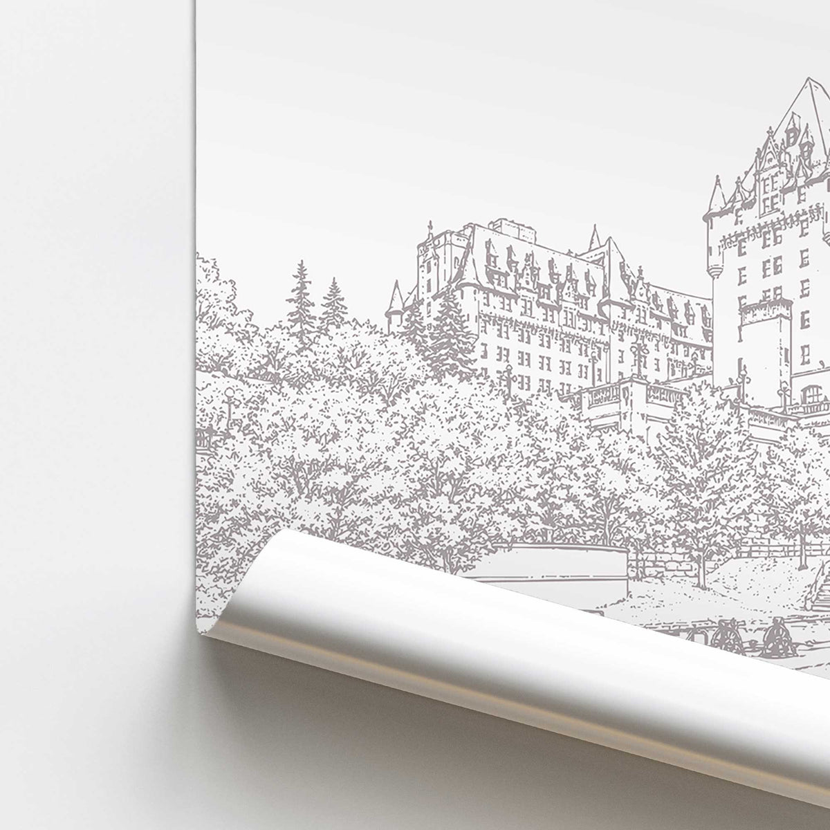 Château Canal View Print