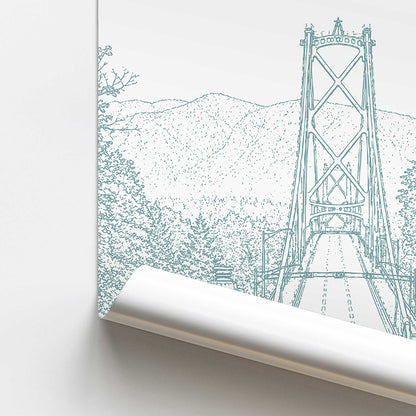 Vancouver Gate View Print