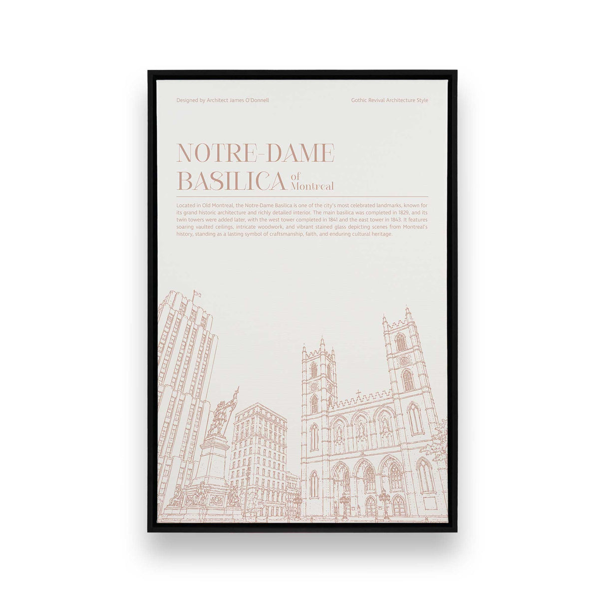 [Color:Satin Black], Picture of art in a Satin Black frame