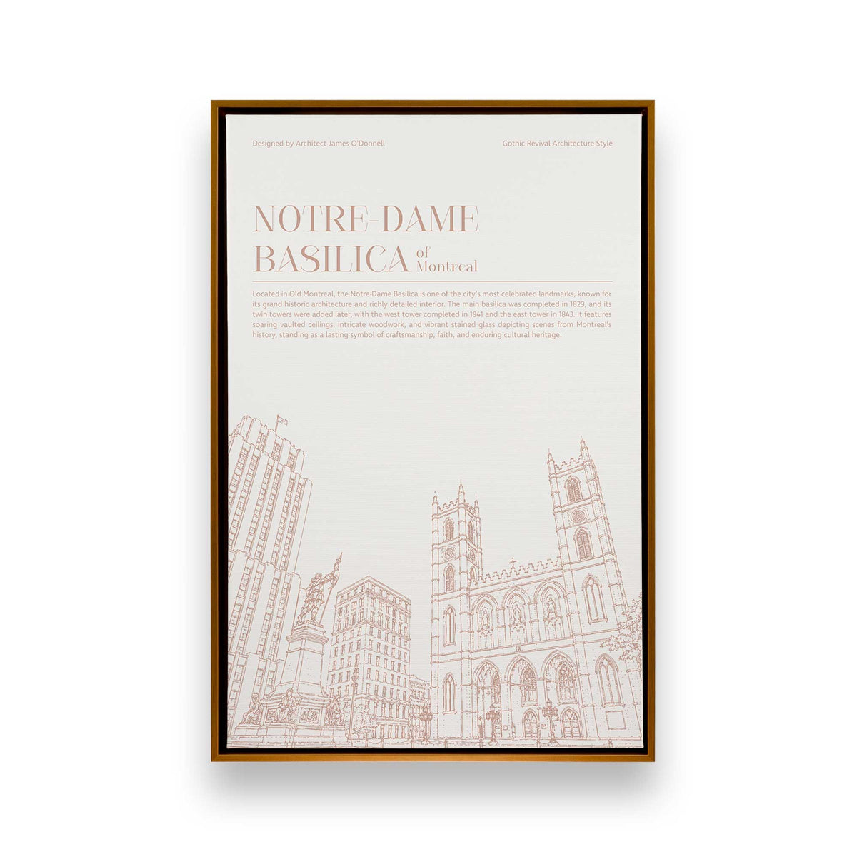 [Color:Polished Gold], Picture of art in a Polished Gold frame
