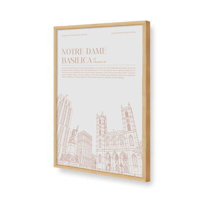 [Color:American Maple], Picture of art in a Polished Chrome frame of the corner