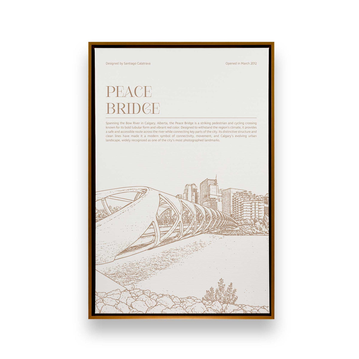 [Color:Polished Gold], Picture of art in a Polished Gold frame