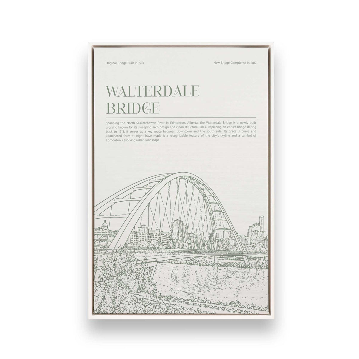 [Color:Opaque White], Picture of art in a White frame