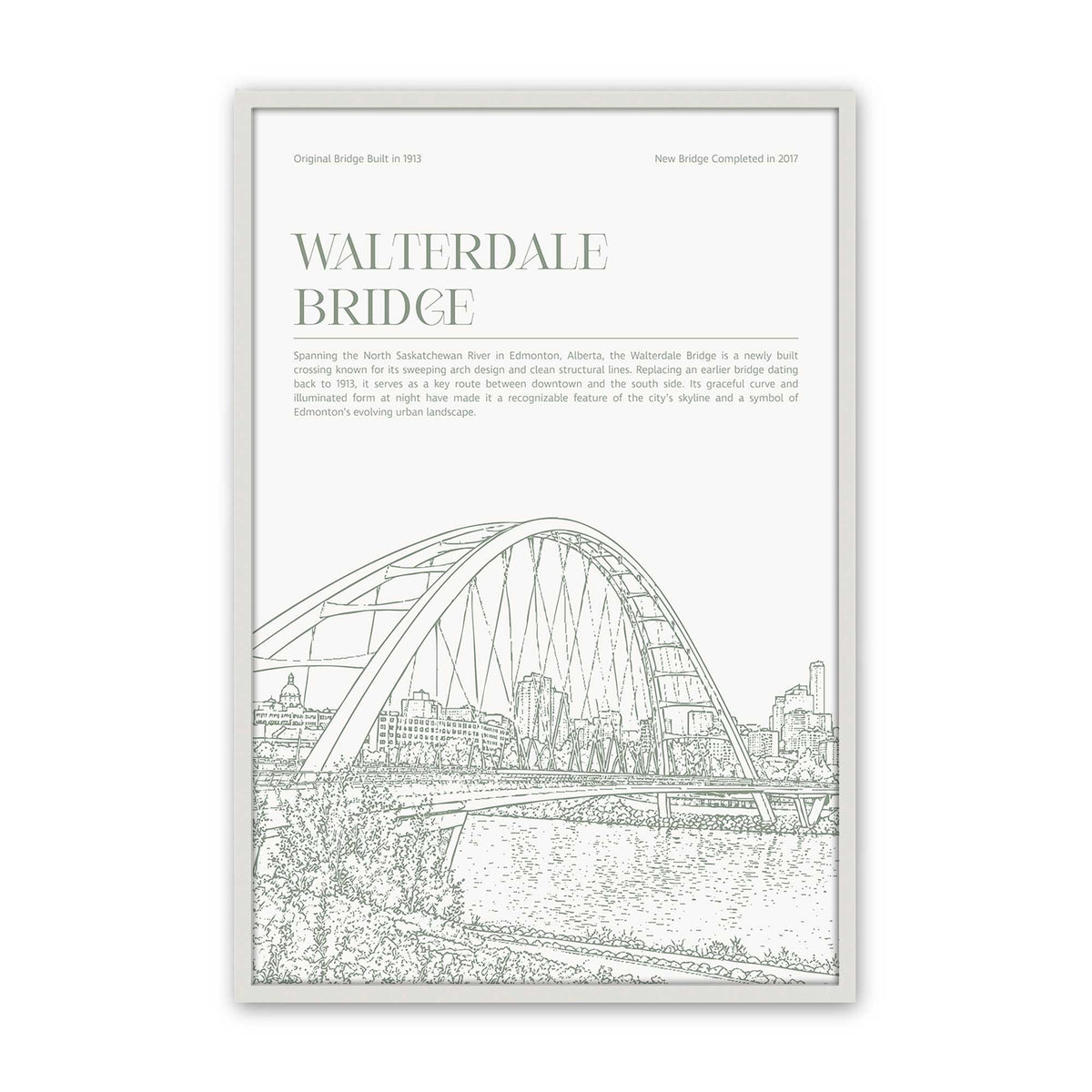 [Color:Opaque White], Picture of art in a Polished Chrome frame