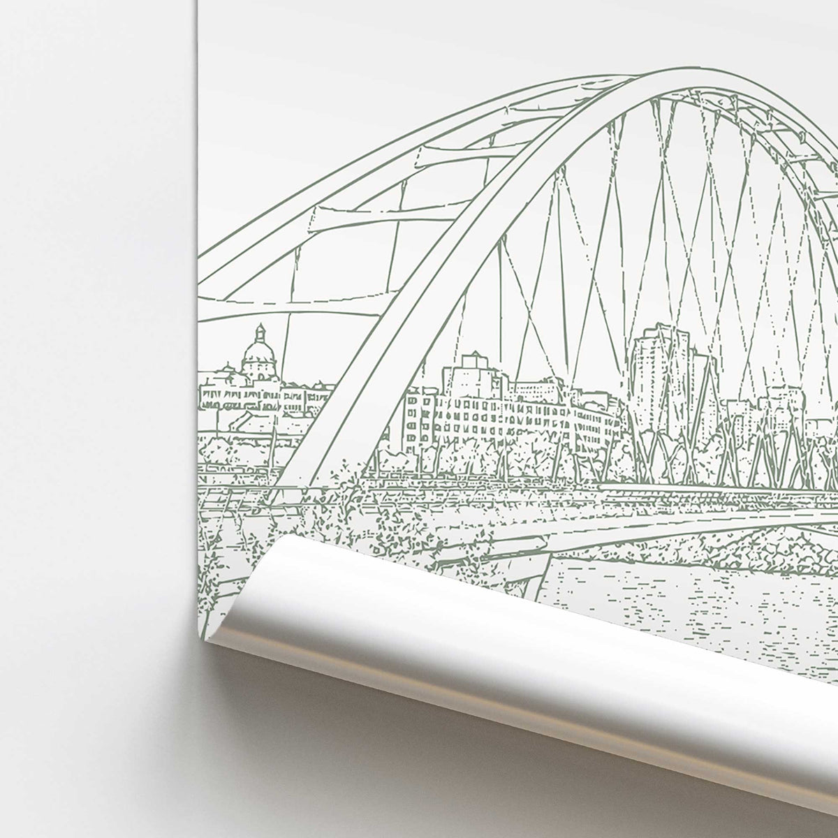 Walterdale River Crossing Print