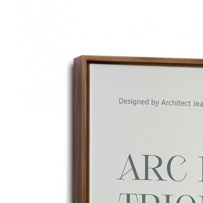 [Color:Walnut], Picture of art in a Walnut frame at an angle