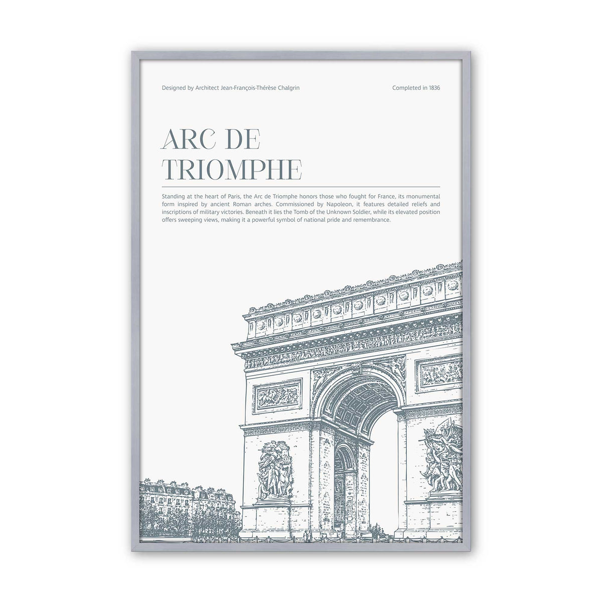 [Color:Polished Chrome], Picture of art in a Polished Chrome frame