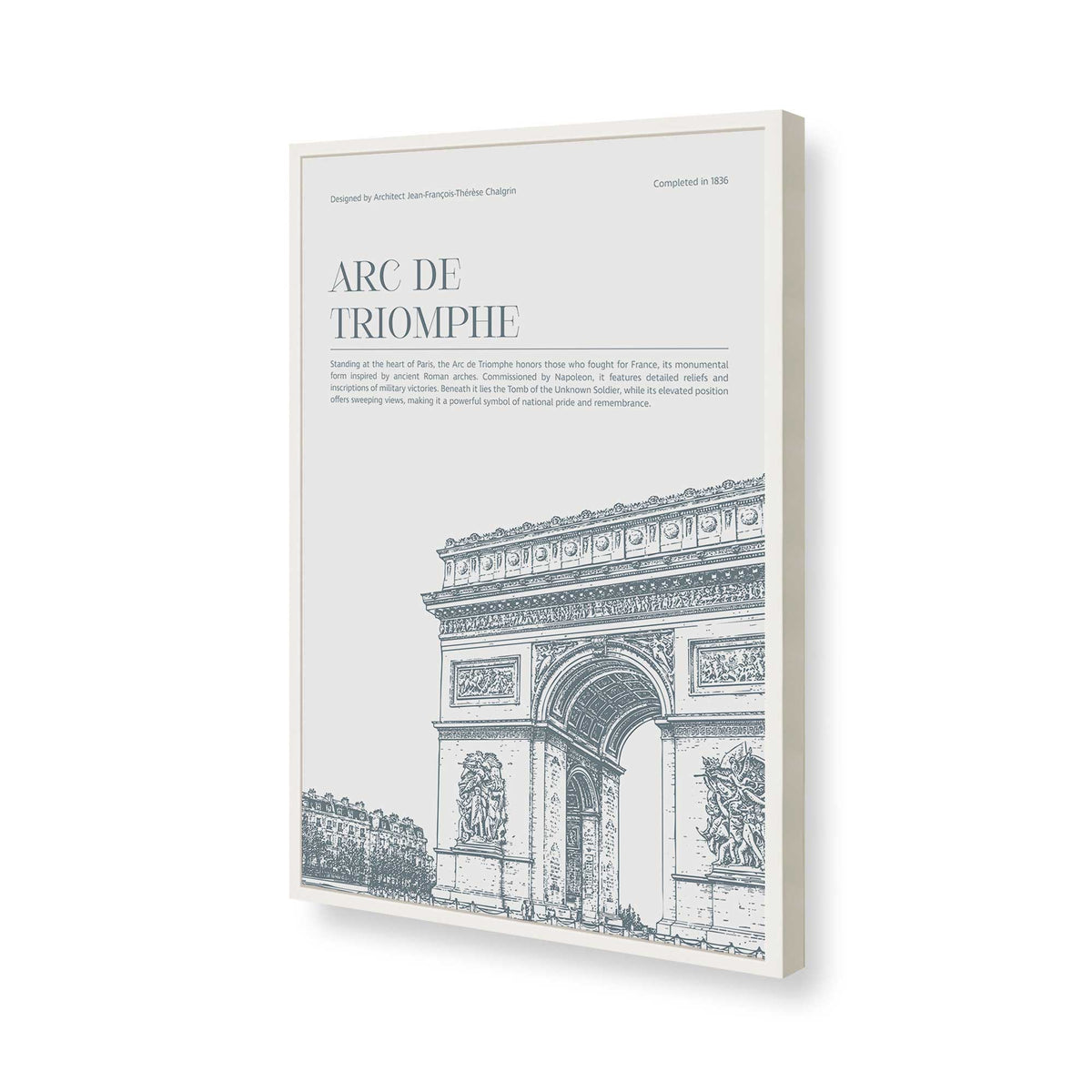 [Color:Opaque White], Picture of art in a Polished Chrome frame of the corner