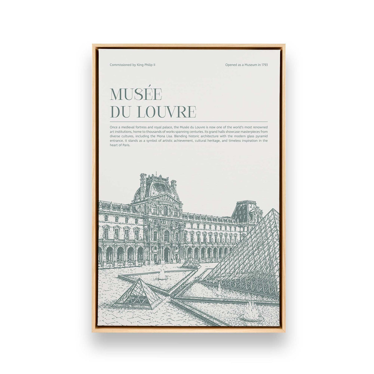 [Color:American Maple], Picture of art in an American Maple frame