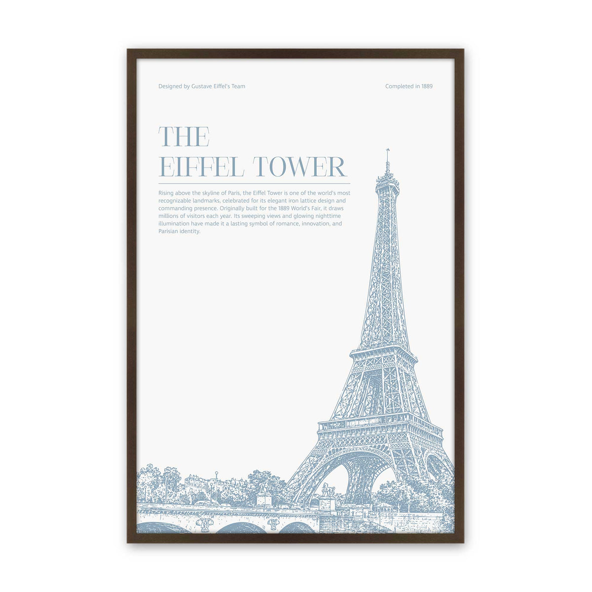 [Color:Belvinder Brown], Picture of art in a Belvinder Brown frame