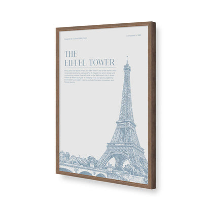 [Color:Walnut], Picture of art in a Polished Chrome frame of the corner