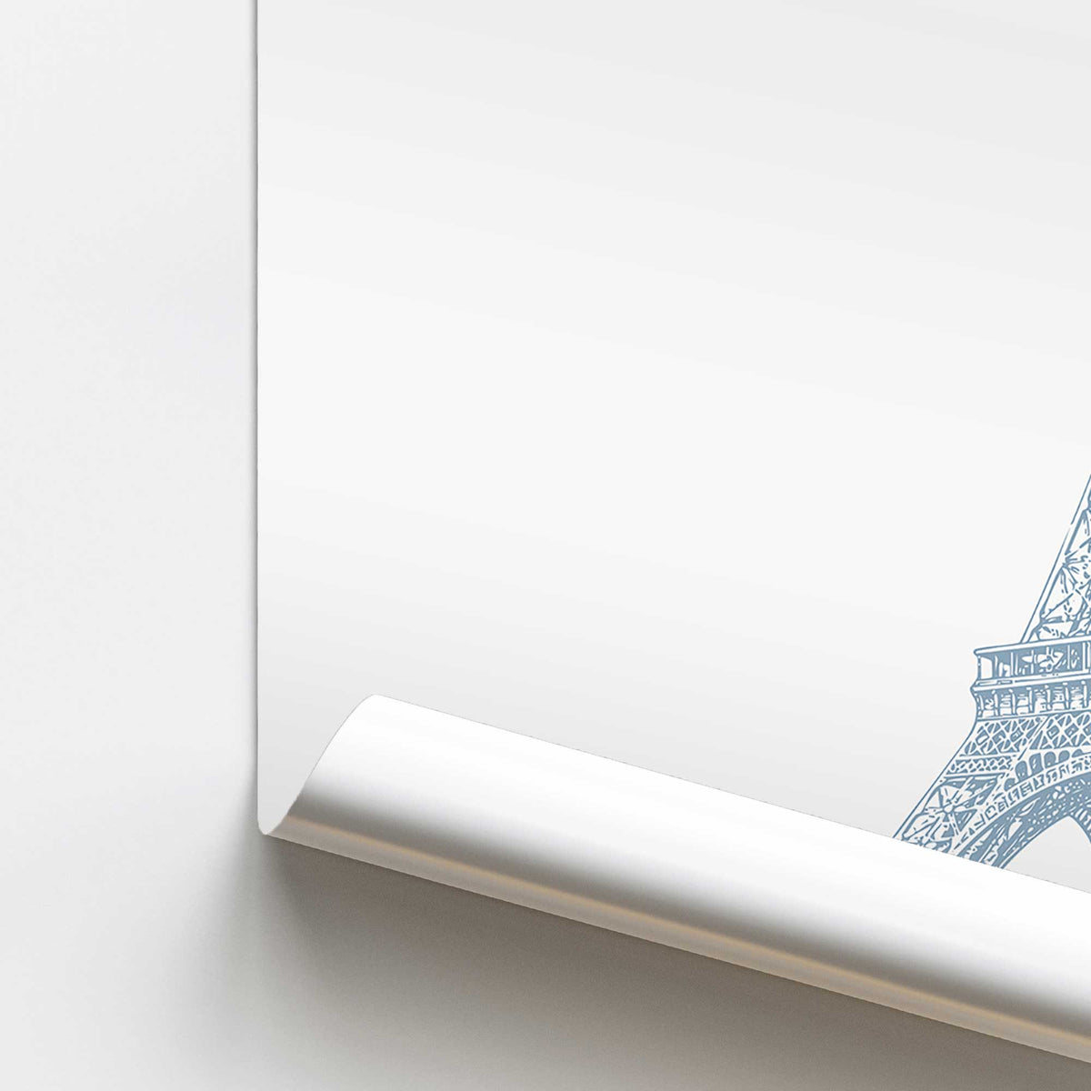 Eiffel in Blue Print