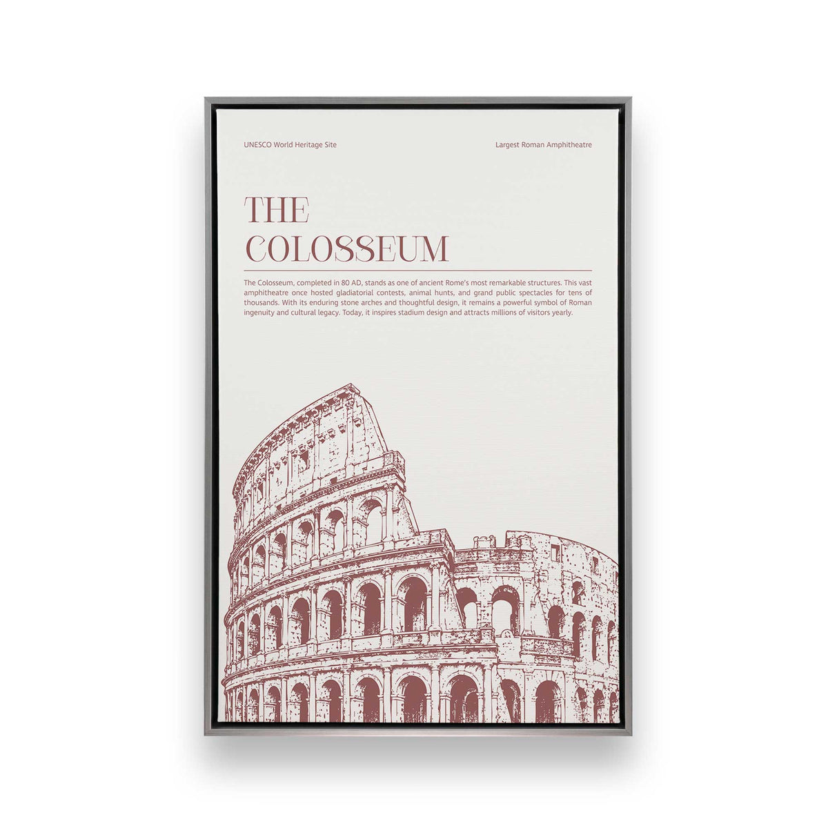 [Color:Polished Chrome], Picture of art in a Polished Chrome frame
