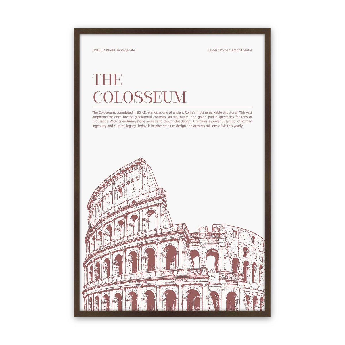 [Color:Belvinder Brown], Picture of art in a Belvinder Brown frame