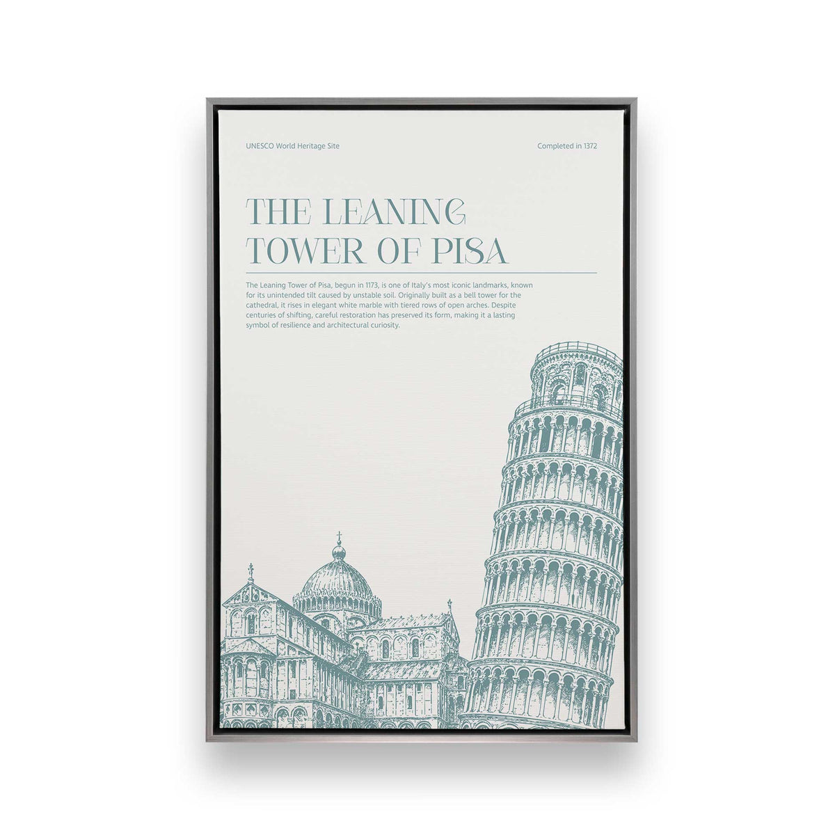 [Color:Polished Chrome], Picture of art in a Polished Chrome frame