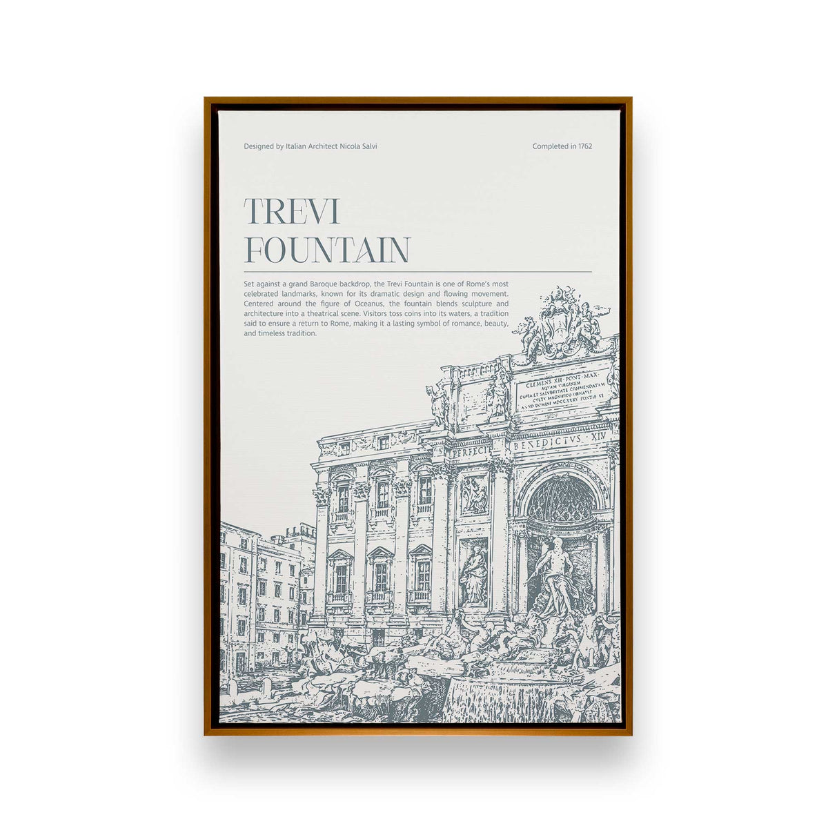 [Color:Polished Gold], Picture of art in a Polished Gold frame