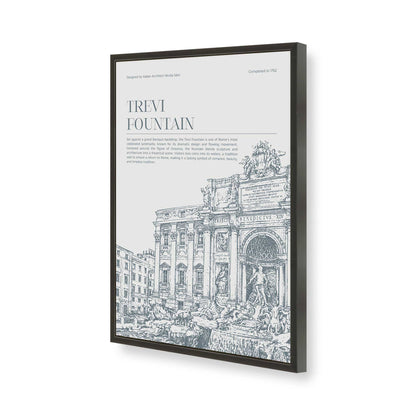 [Color:Satin Black], Picture of art in a Polished Chrome frame of the corner