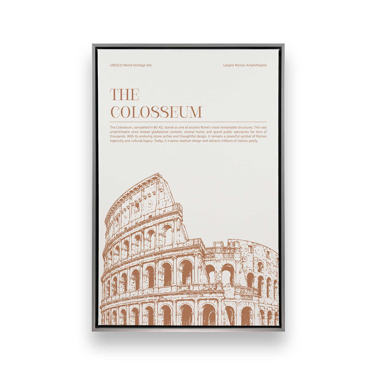 [Color:Polished Chrome], Picture of art in a Polished Chrome frame
