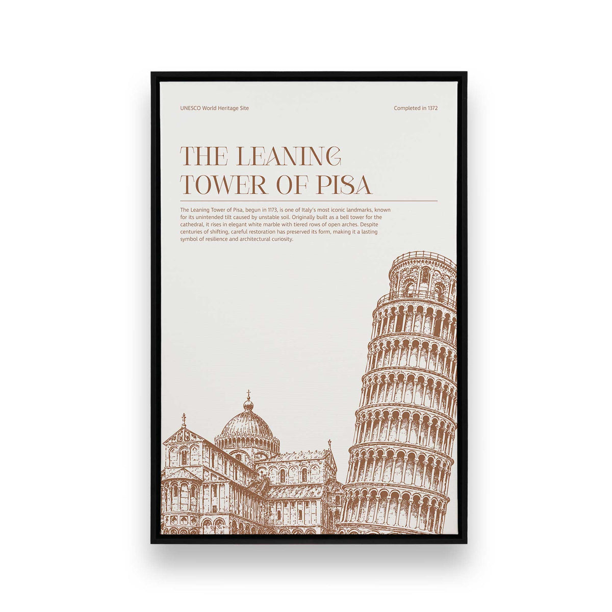 [Color:Satin Black], Picture of art in a Satin Black frame