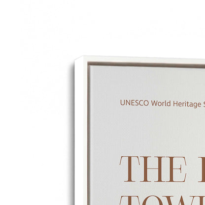 [Color:Opaque White], Picture of art in a White frame at an angle