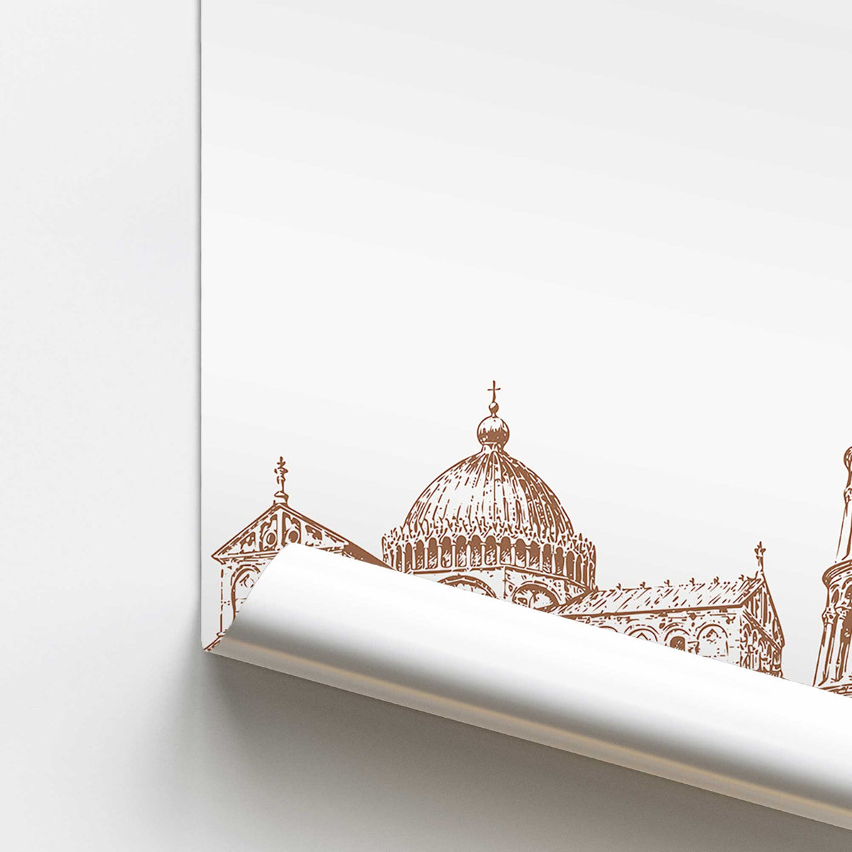 Pisa’s Gentle Tilt Print