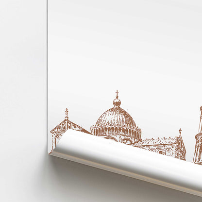 Pisa’s Gentle Tilt Print