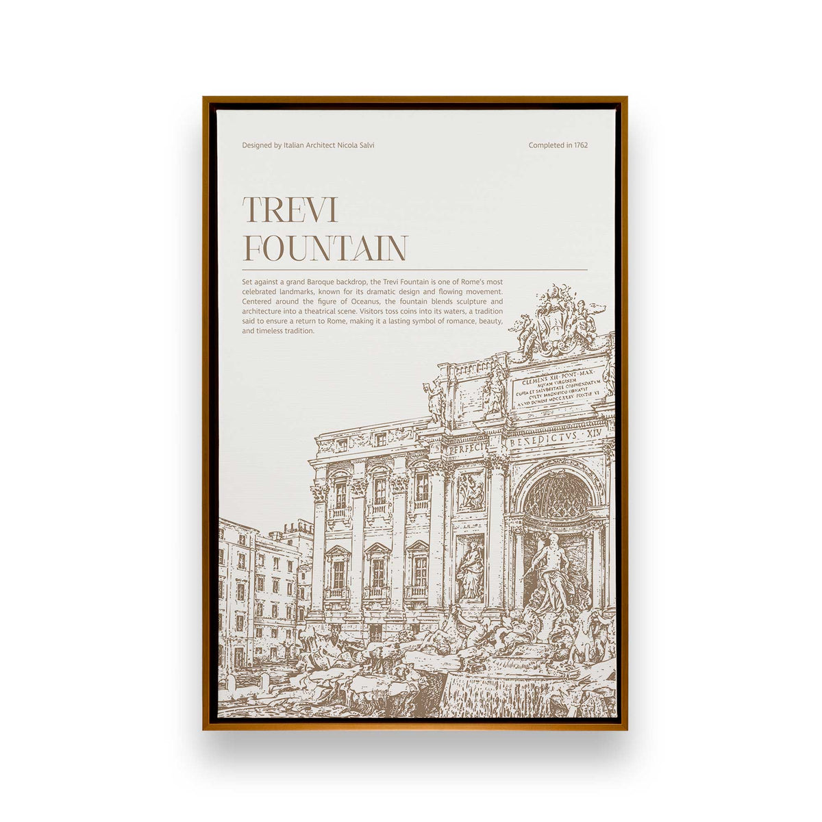 [Color:Polished Gold], Picture of art in a Polished Gold frame