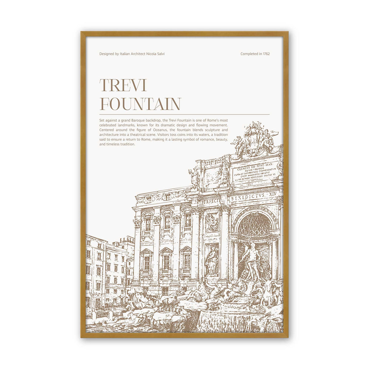 [Color:Polished Gold], Picture of art in a Polished Gold frame