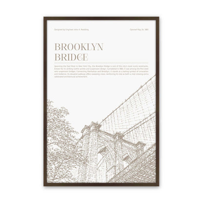 [Color:Belvinder Brown], Picture of art in a Polished Chrome frame