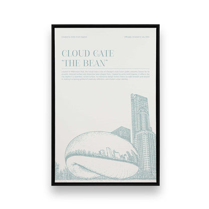 [Color:Satin Black], Picture of art in a Satin Black frame