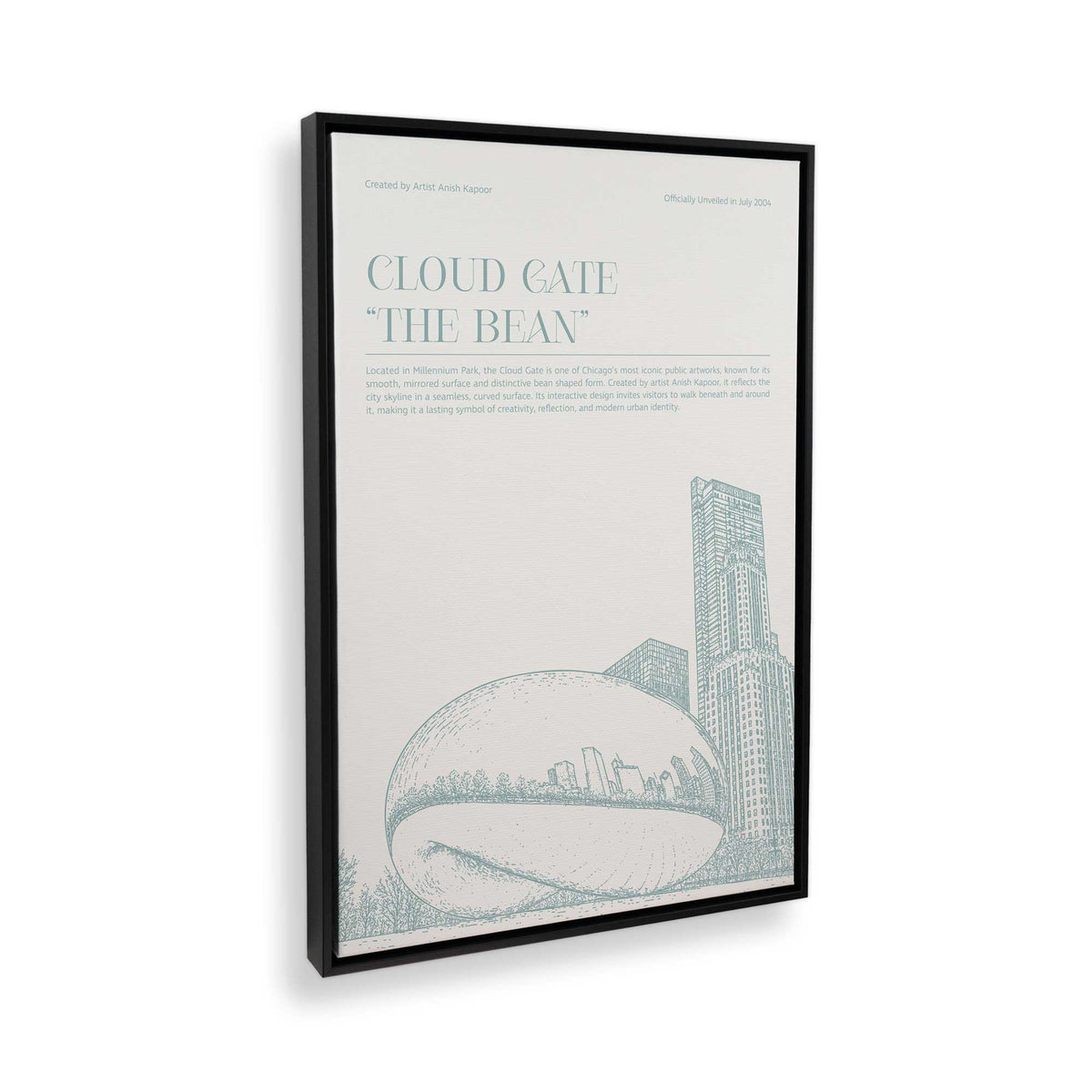 [Color:Satin Black], Picture of the corner of the art