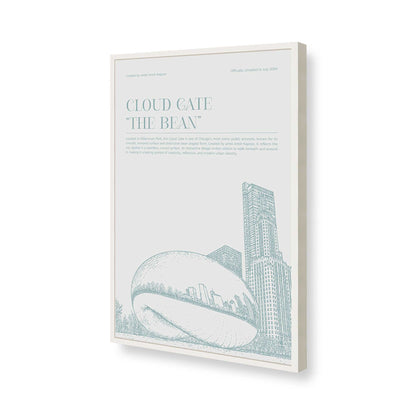 [Color:Opaque White], Picture of art in a Polished Chrome frame of the corner
