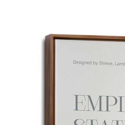 [Color:Walnut], Picture of art in a Walnut frame at an angle