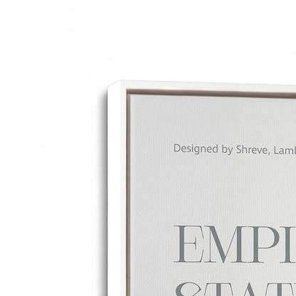 [Color:Opaque White], Picture of art in a White frame at an angle