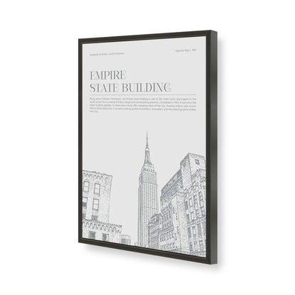 [Color:Satin Black], Picture of art in a Polished Chrome frame of the corner