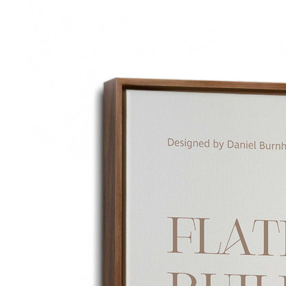 [Color:Walnut], Picture of art in a Walnut frame at an angle