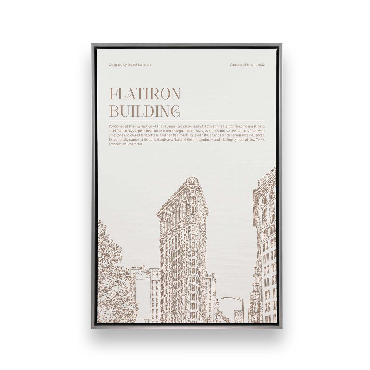 [Color:Polished Chrome], Picture of art in a Polished Chrome frame