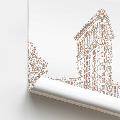 Flatiron in Focus Print