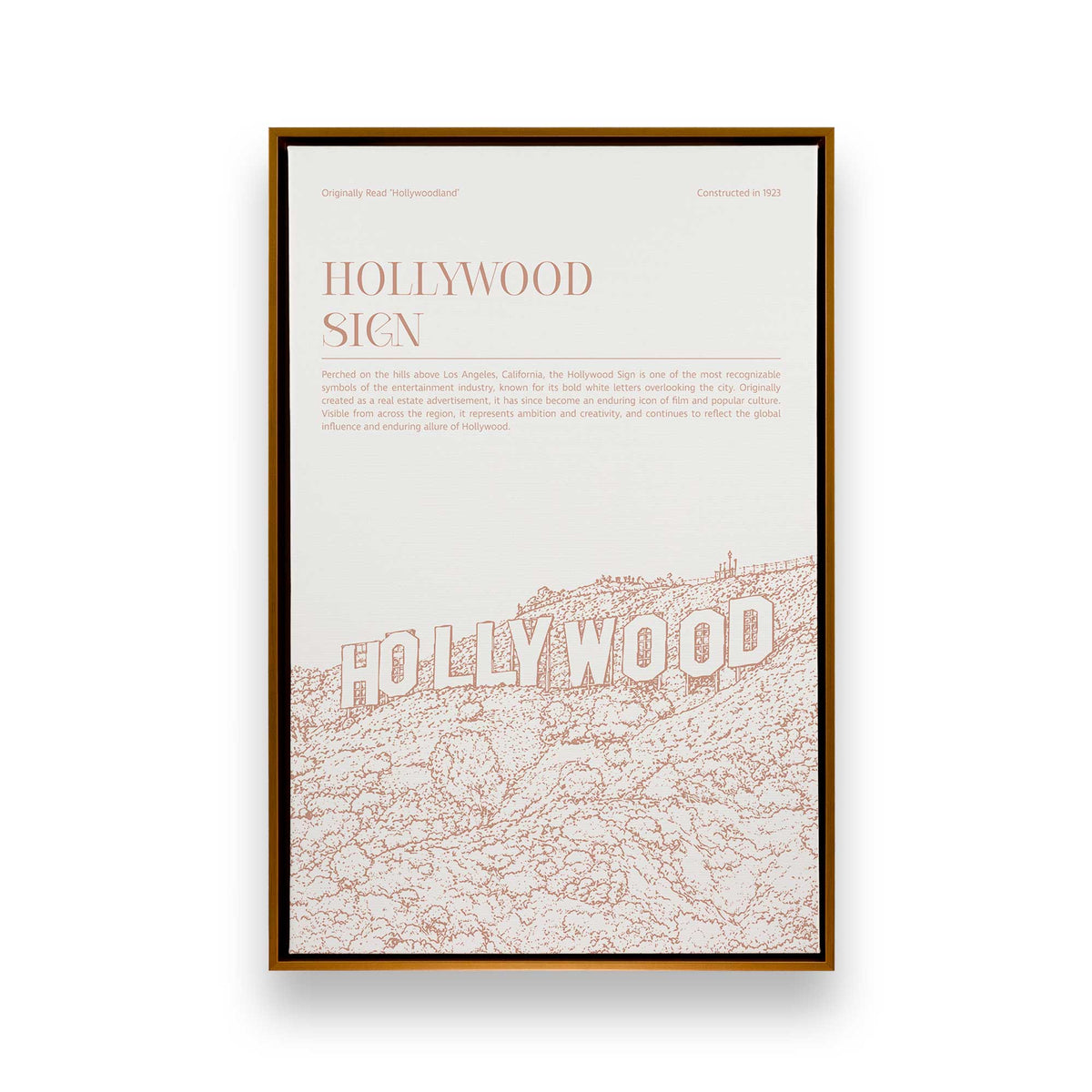 [Color:Polished Gold], Picture of art in a Polished Gold frame